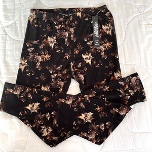 LEGGINGS DEPOT PLUS SIZE STYLE Q665 NWT BLACK WHIMSICAL SOFT WOMENS LEGGINGS